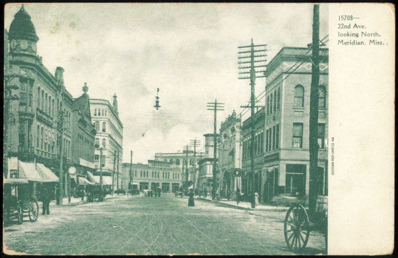22nd Ave, Looking North Meridian Mississippi
