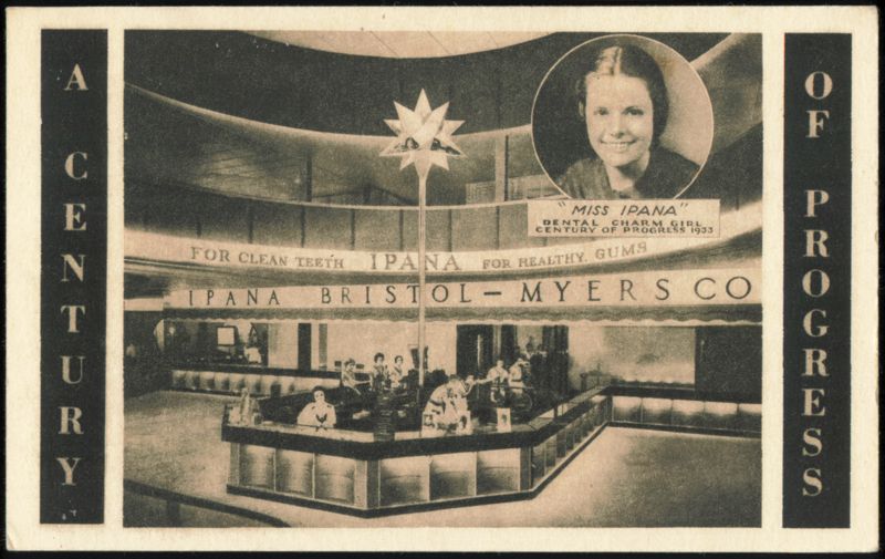 Ipana Exhibit, Bristol-Myers Co, Century of Progress 1933 Chicago Illinois