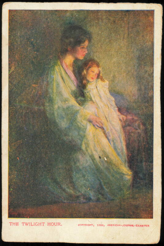 The Twilight Hour Mother and Child Art, 1906 Children