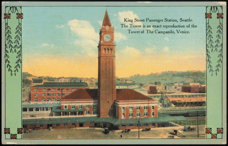 King Street Passenger Station & Campanile Style Tower Seattle Washington