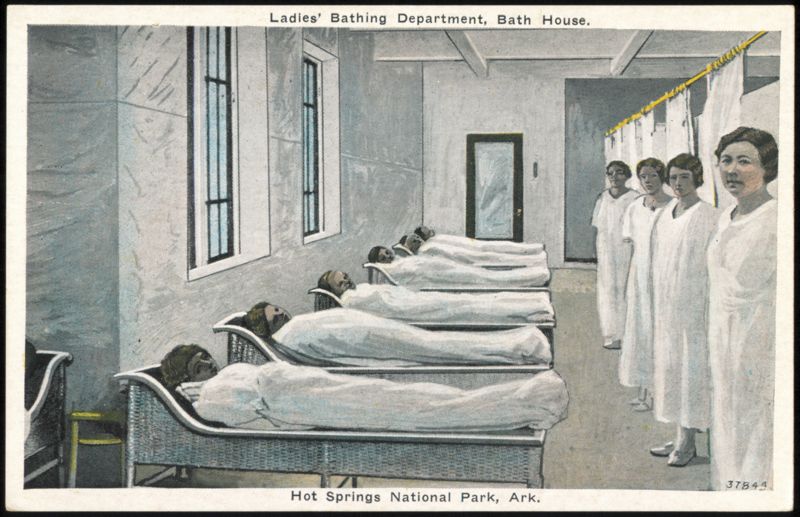 Ladies' Bathing Department, Bath House Hot Springs National Park Arkansas