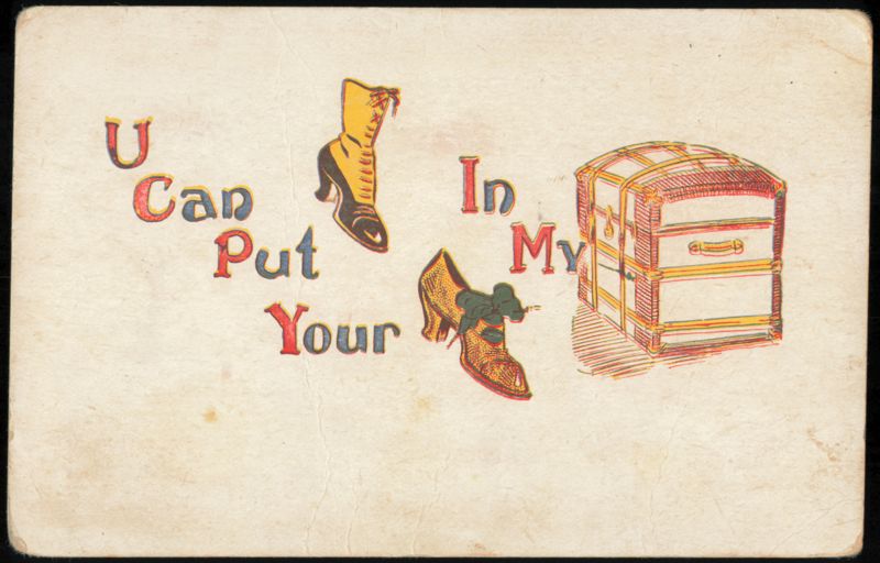 U Can Put Your Boot In My Trunk Rebus Pun Illustration