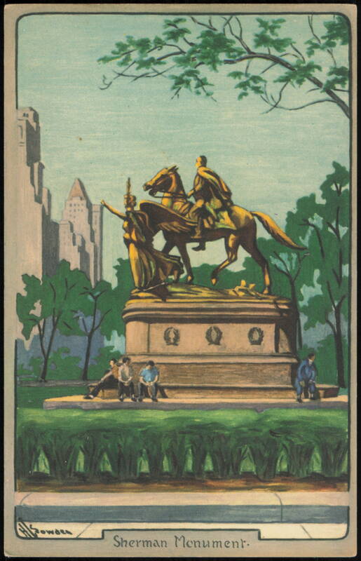 Sherman Monument, General William Tecumseh Sherman New York
