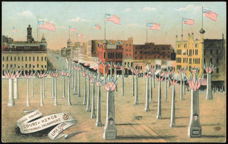 Court of Honor, 42nd Annual Encampment, Public Square Lima Ohio