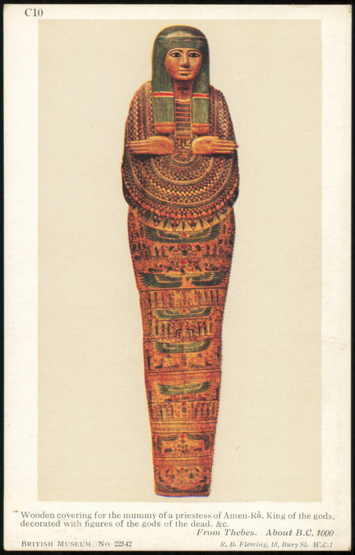 Wooden Mummy Covering, Priestess of Amen-Rā, Thebes