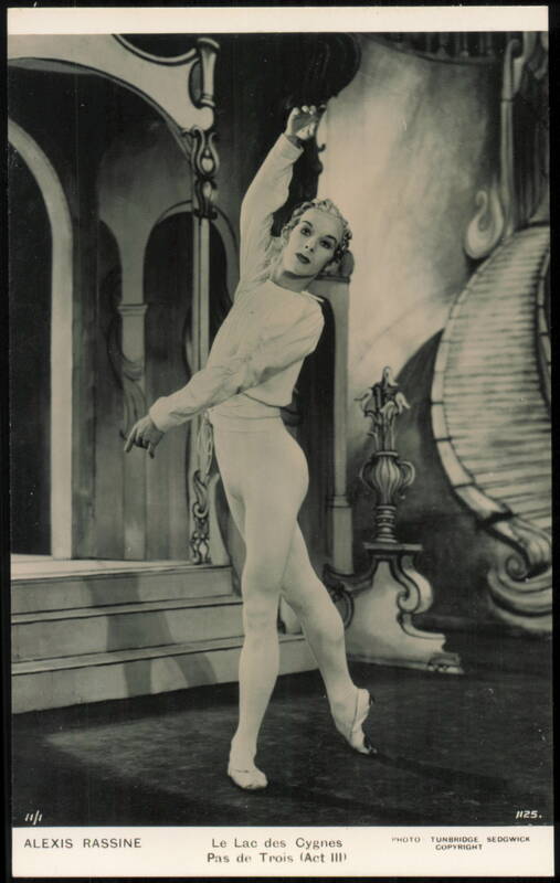 Alexis Rassine in Swan Lake, Pas de Trois (Act III)