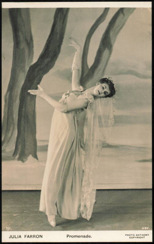 Julia Farron in Promenade Gordon Anthony Dancing
