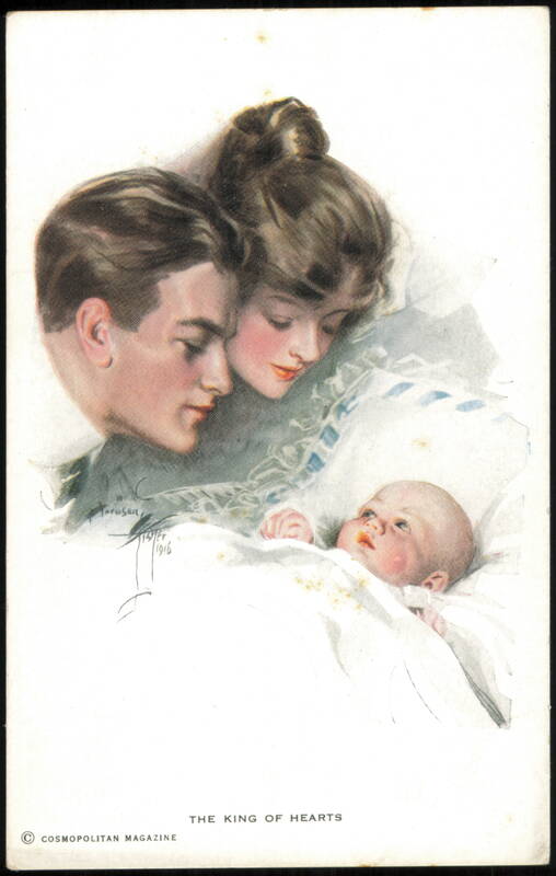 The King of Hearts by Harrison Fisher, 1916