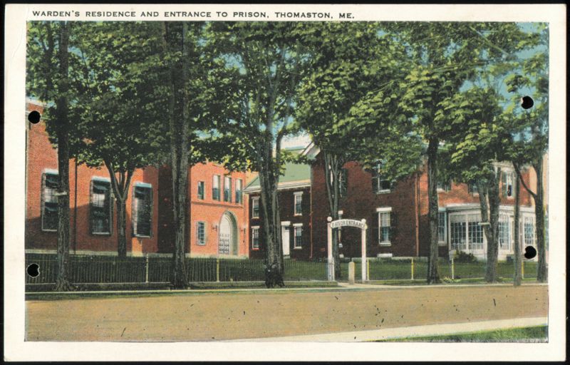 Warden's Residence and Entrance to Prison Thomaston Maine