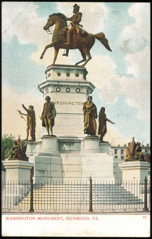 Washington Monument with Equestrian Statue Richmond Virginia