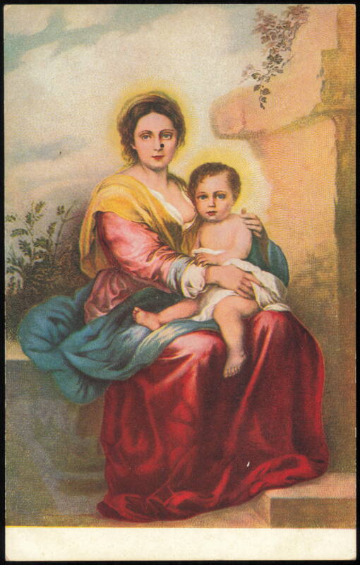 Madonna Col Bambino Gesu by Murillo Breastfeeding