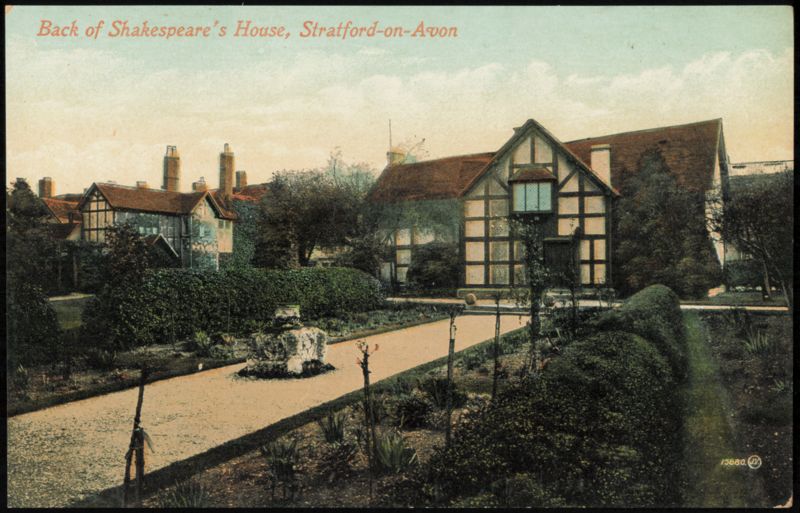 Back of Shakespeare's House Stratford-on-Avon United Kingdom