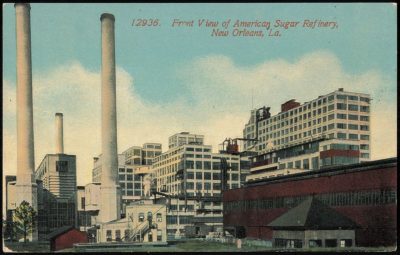 Front View of American Sugar Refinery New Orleans Louisiana