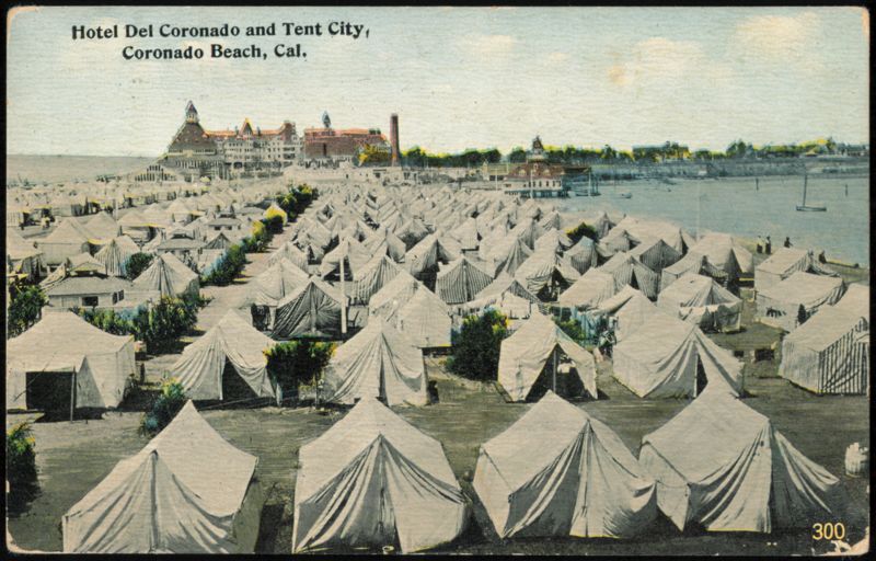 Hotel Del Coronado and Tent City California