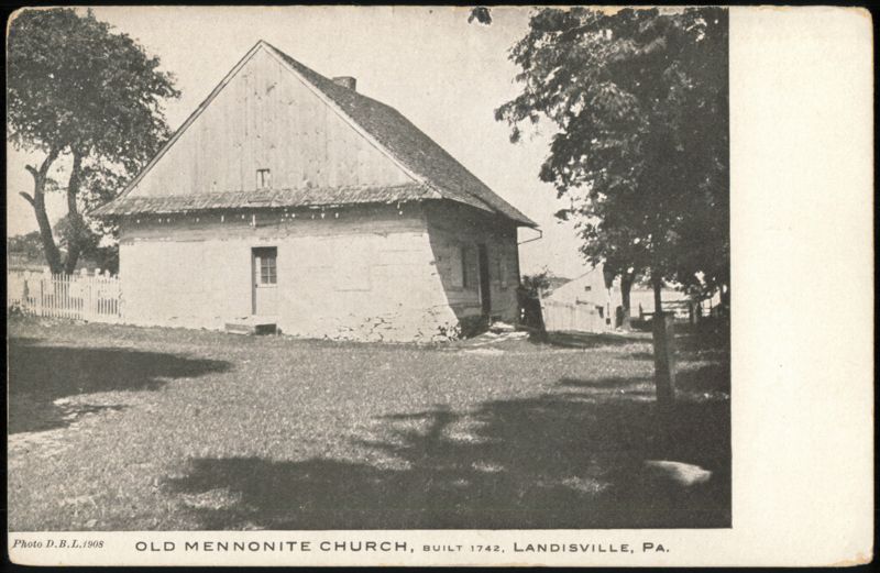 Old Mennonite Church, Built 1742 Landisville Pennsylvania