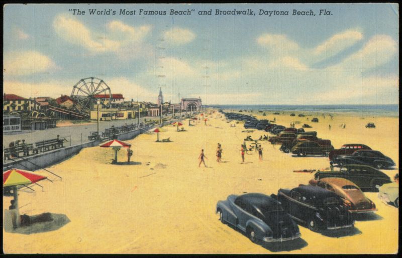 The World's Most Famous Beach and Broadwalk Daytona Beach Florida