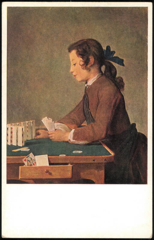 The House of Cards by Chardin, National Gallery of Art