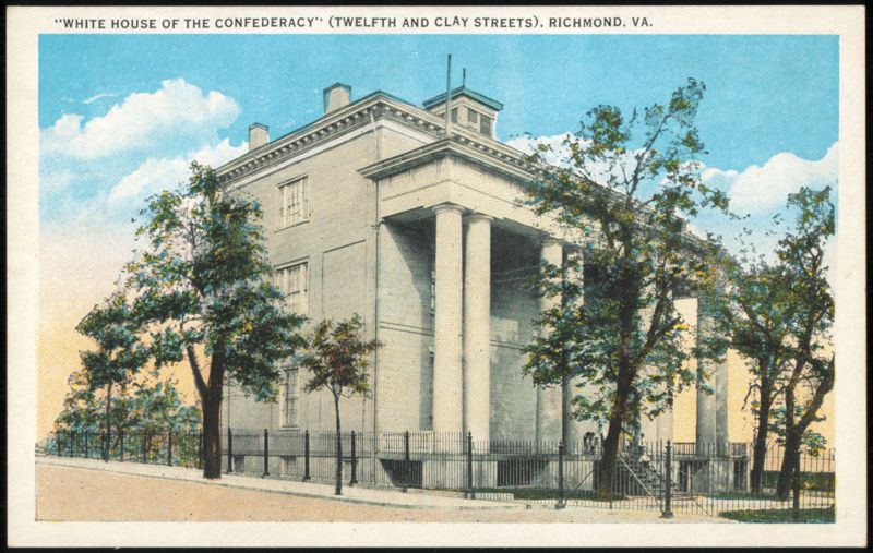 White House of the Confederacy, Twelfth and Clay Streets Richmond Virginia