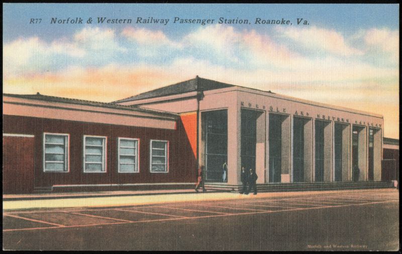 Norfolk & Western Railway Passenger Station Roanoke Virginia
