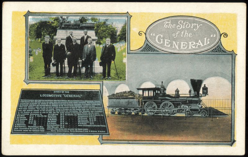 The Story of the Locomotive General & Andrews Raiders Chattanooga Tennessee