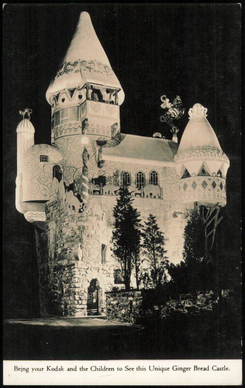 Joseph Urban's Unique Ginger Bread Castle, Wheatsworth Mill Hamburg New Jersey