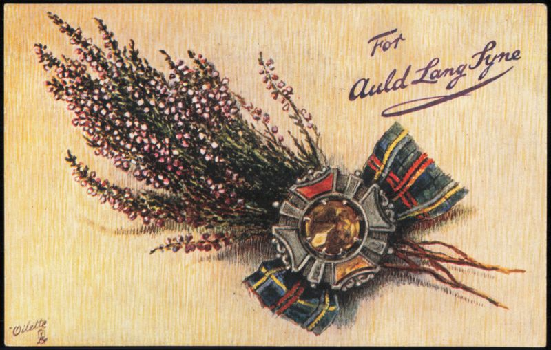 A Sprig O' Heather For Auld Lang Syne, Tartan & Brooch