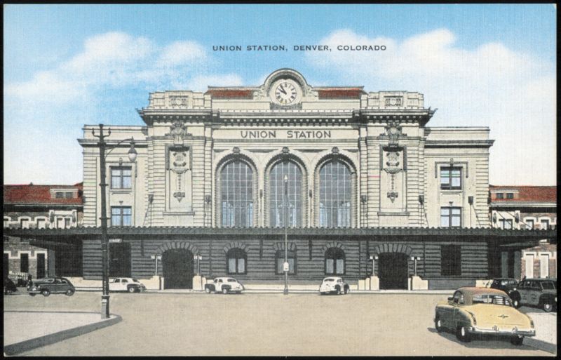 Union Station Building at the End of 17th Street Denver Colorado