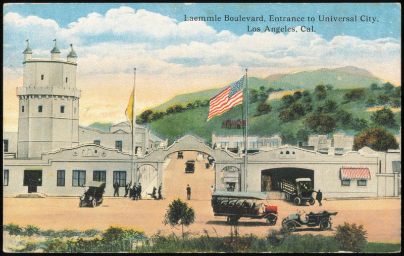 Laemmle Boulevard Entrance to Universal City Los Angeles California