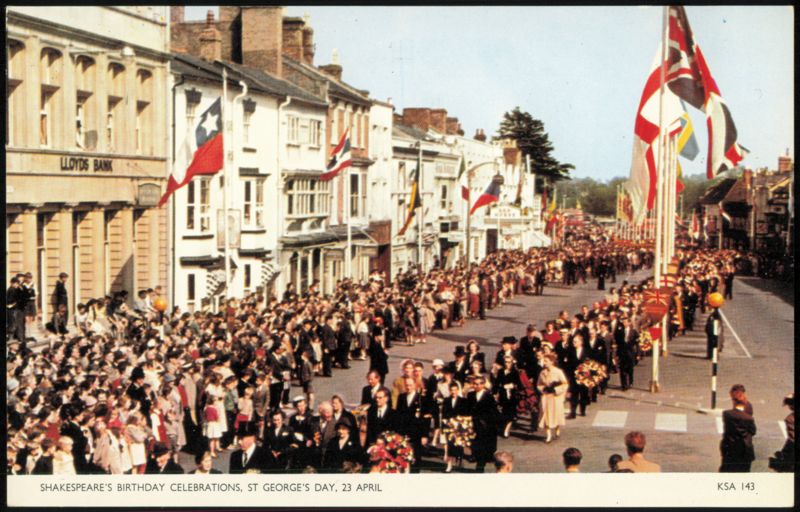 Shakespeare's Birthday & St. George's Day Celebrations Stratford-upon-Avon England