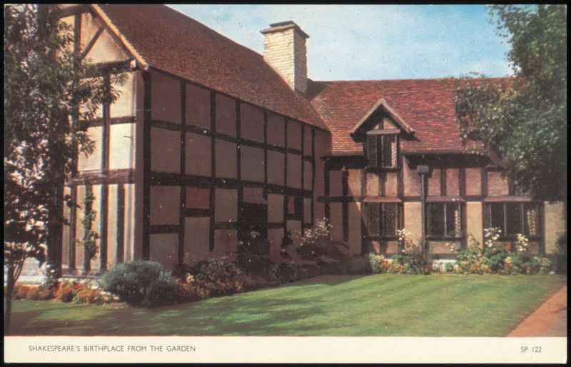 Shakespeare's Birthplace from the Garden United Kingdom