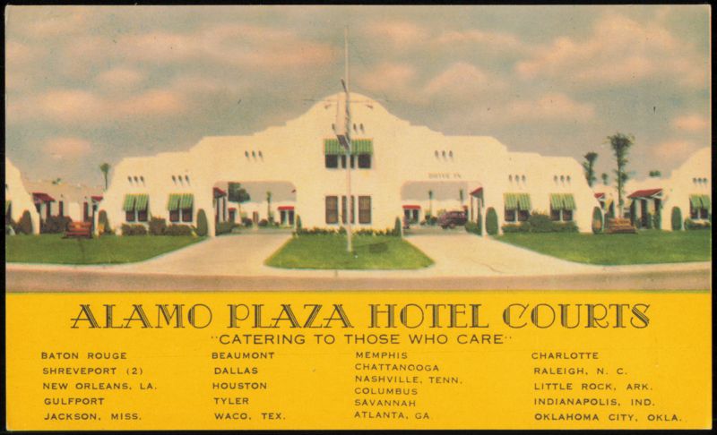Alamo Plaza Hotel Courts Catering to Those Who Care Waco Texas