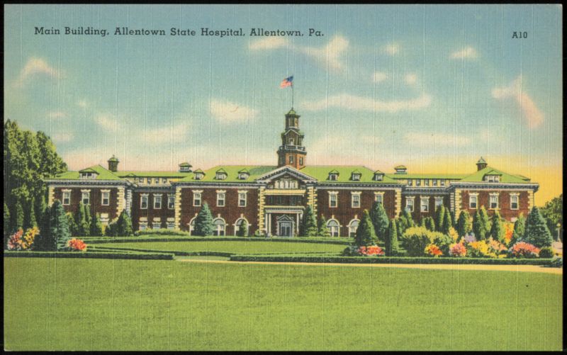 Main Building, Allentown State Hospital Pennsylvania