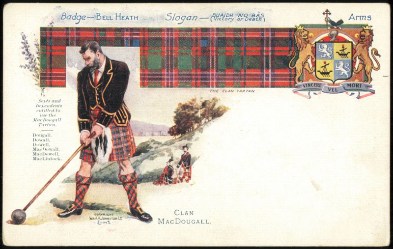 Clan MacDougall Highland Games Hammer Thrower & Tartan