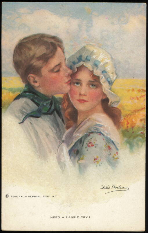 Need a Lassie Cry? Young Couple by Philip Boileau