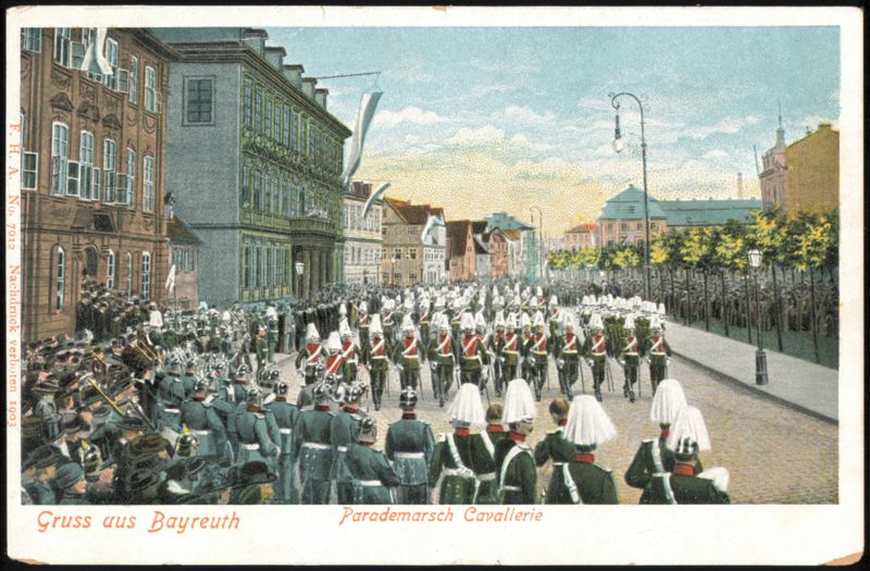 Parademarsch Cavallerie, Bayreuth Germany Military