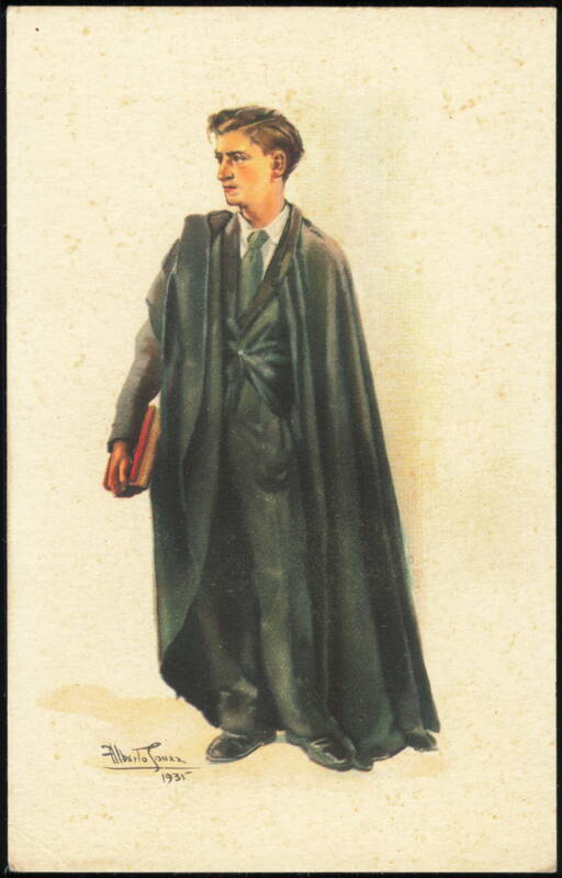 Portugal - Estudante (Student) by Alberto Souza, 1935
