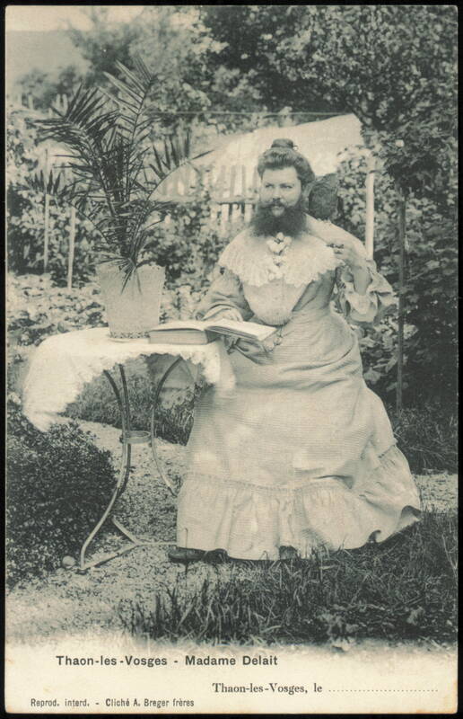 Madame Delait, The Bearded Lady of Thaon-les-Vosges France