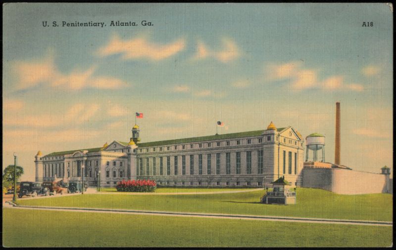 U.S. Penitentiary with Vintage Cars Atlanta Georgia