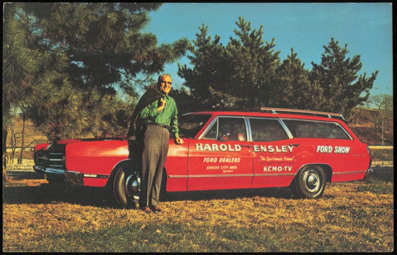 Harold Ensley 'The Sportsman's Friend' & Ford Show Wagon Kansas City Missouri