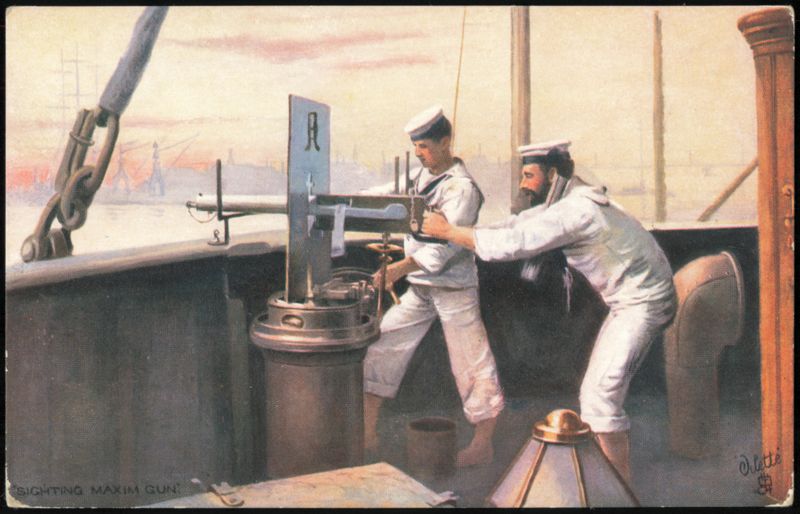Sighting Maxim Gun, Hearts of Oak Series IV Military