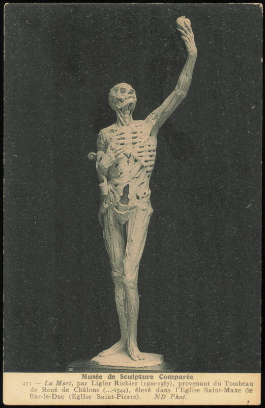 La Mort Sculpture by Ligier Richier, René de Châlons Tomb Bar-le-Duc France