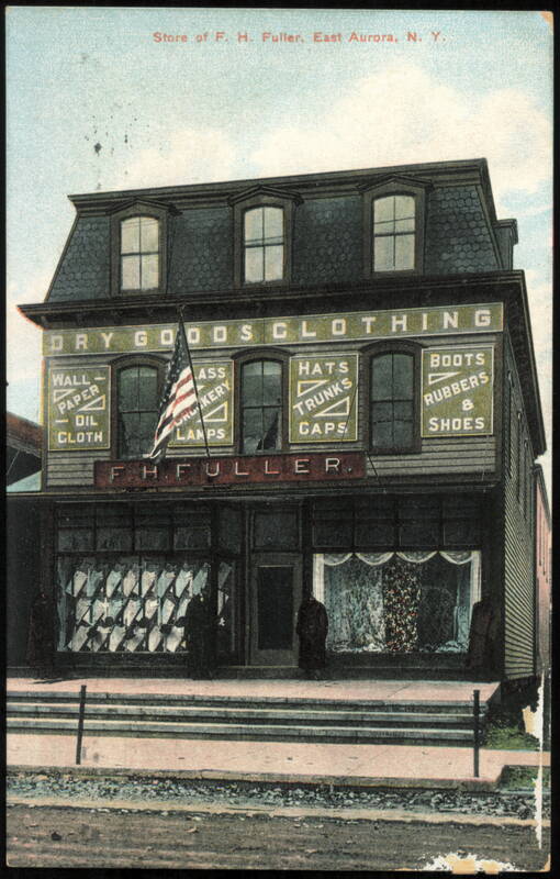 Store of F. H. Fuller, Dry Goods & Clothing East Aurora New York