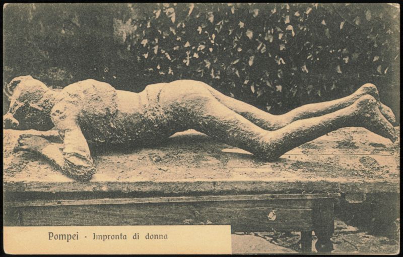 Impronta di Donna (Impression of a Woman) Pompeii Italy