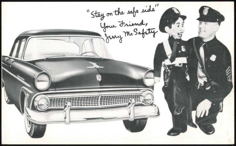 Jerry McSafety, 1955 Ford Customline & Safety Song