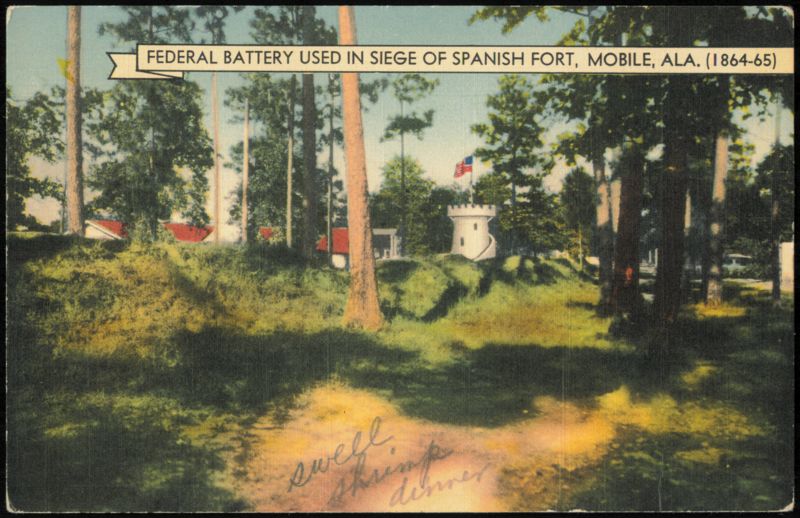 Federal Battery, Siege of Spanish Fort & Tourist Village Alabama