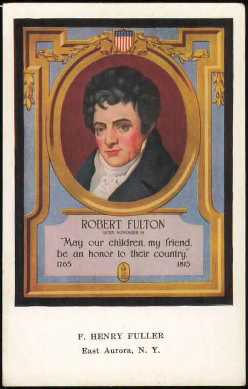 Robert Fulton Portrait, Walk-Over Shoes Advertising