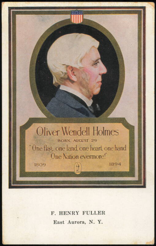 Oliver Wendell Holmes Portrait, Walk-Over Shoes Advertising