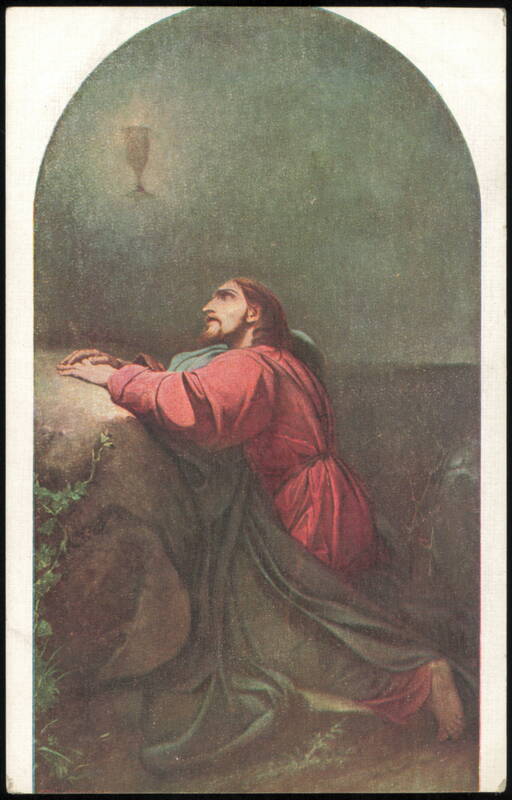 Jesus Praying in Gethsemane, Artwork by F. A. Bruni