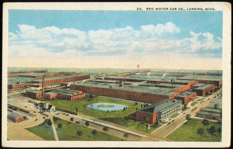REO Motor Car Co. Factory Complex Lansing Michigan