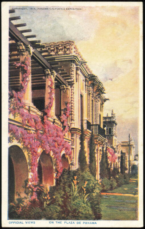 On the Plaza de Panama, Panama-California Exposition San Diego